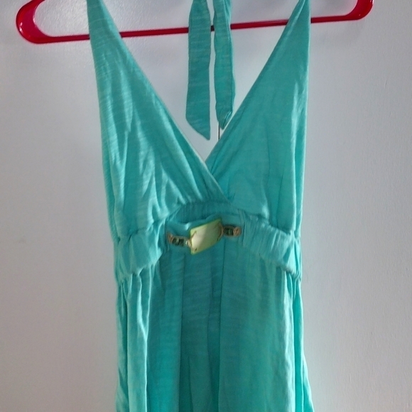 2Bamboo Auqua Halter Swim Dress - Picture 1 of 5